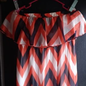 Final Sale!   Strapless Maxi Dress, size lg